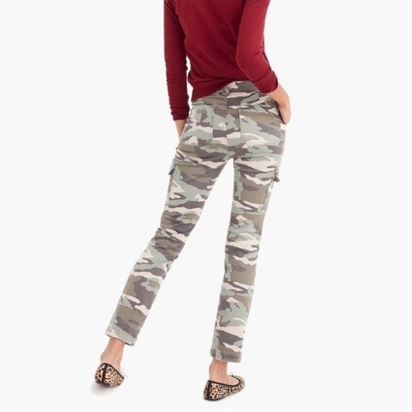 J. Crew Vintage Straight Cargo Cammo Pants - Picture 10 of 14